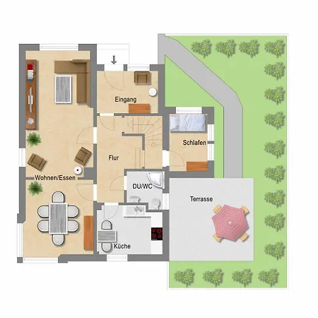 בית נופש Sweetdreams - Stadtvilla Von 1936 - Bis 8 Pers - 150qm - 5 Schlafzimmer - 2 Baeder - Hunde Willkommen באד סקסה