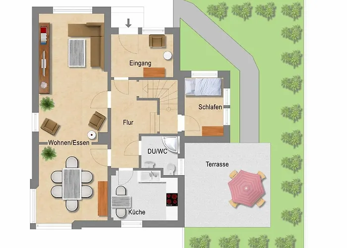 Nyaraló Sweetdreams - Stadtvilla Von 1936 - Bis 8 Pers - 150qm - 5 Schlafzimmer - 2 Baeder - Hunde Willkommen Bad Sachsa