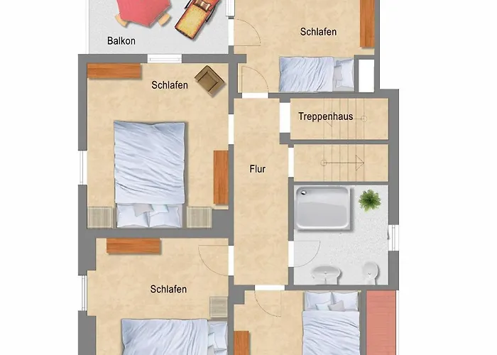 Sweetdreams - Stadtvilla Von 1936 - Bis 8 Pers - 150qm - 5 Schlafzimmer - 2 Baeder - Hunde Willkommen Bad Sachsa